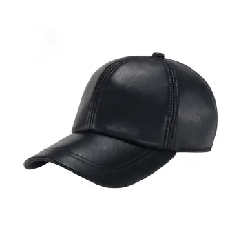 JEEP SPIRIT Sheepskin Baseball Caps Unisex Black