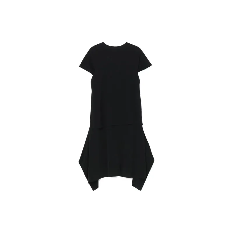 Yohji Yamamoto Short Sleeved Dresses Women's Black-1
