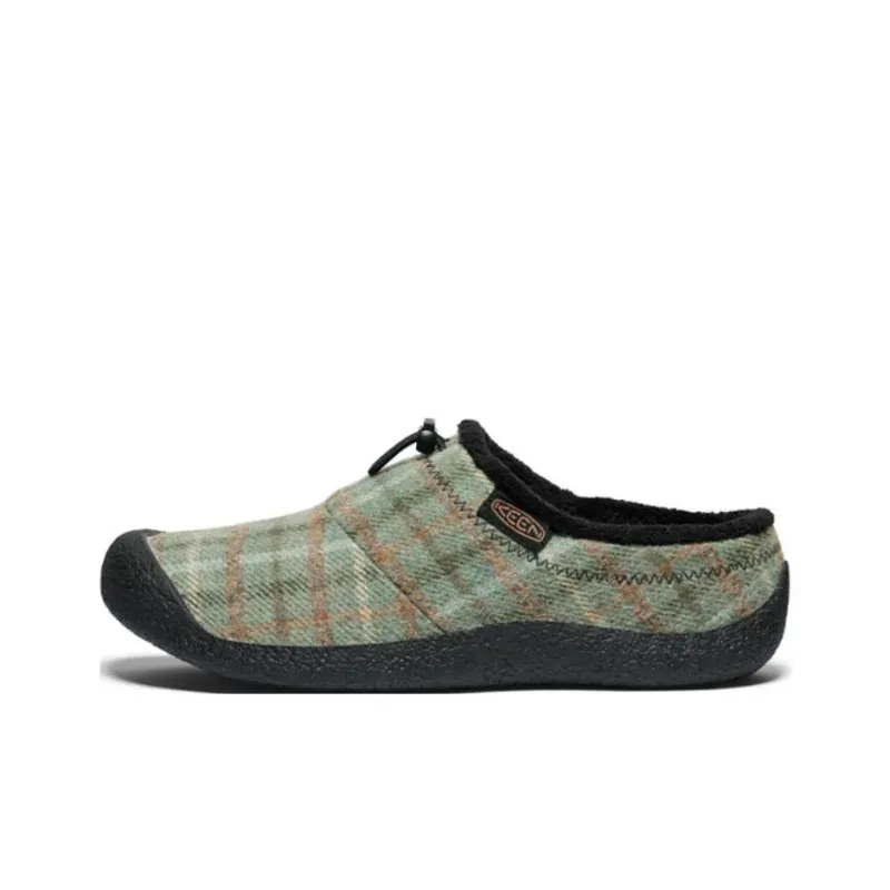 KEEN Howser 3 Abrasion Resistant Slip Resistant Wrap toe Slippers Men's Green-0