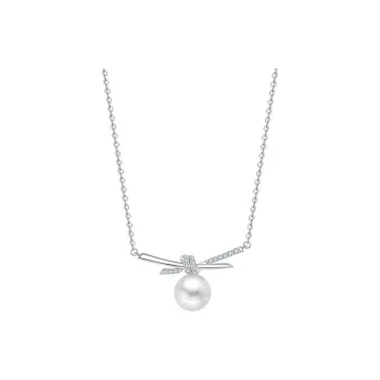 Royal Dragon Mirror Freshwater Pearl Necklaces Women's
