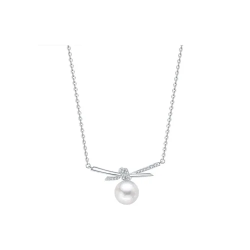 Royal Dragon Mirror Freshwater Pearl Necklaces Women's
