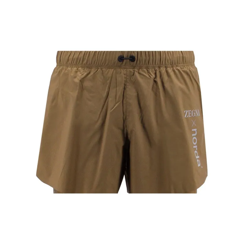 Zegna Casual Shorts Men's Brown-5