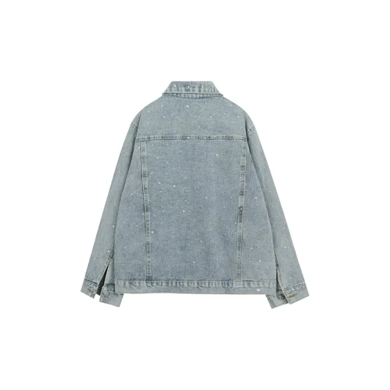 SECFLY OFFICIAL Denim Jacket Women's Light Blue-2