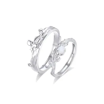 JOYDINNY S925 Silver Rings Unisex