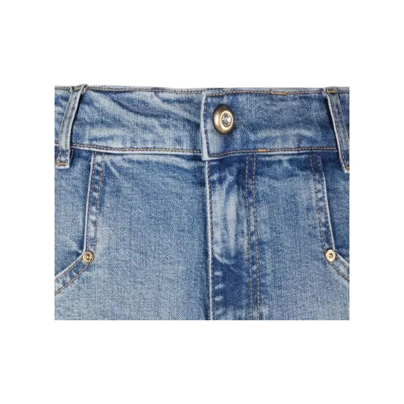 PINKO Denim Shorts Women's Blue-4