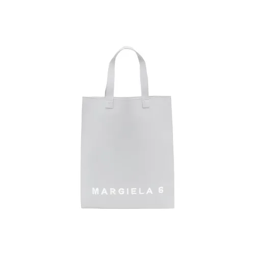 MM6 Maison Margiela Polyester Tote Bag, Shopping Bag, Shoulder Bag, Handbag Women's Silver Gray