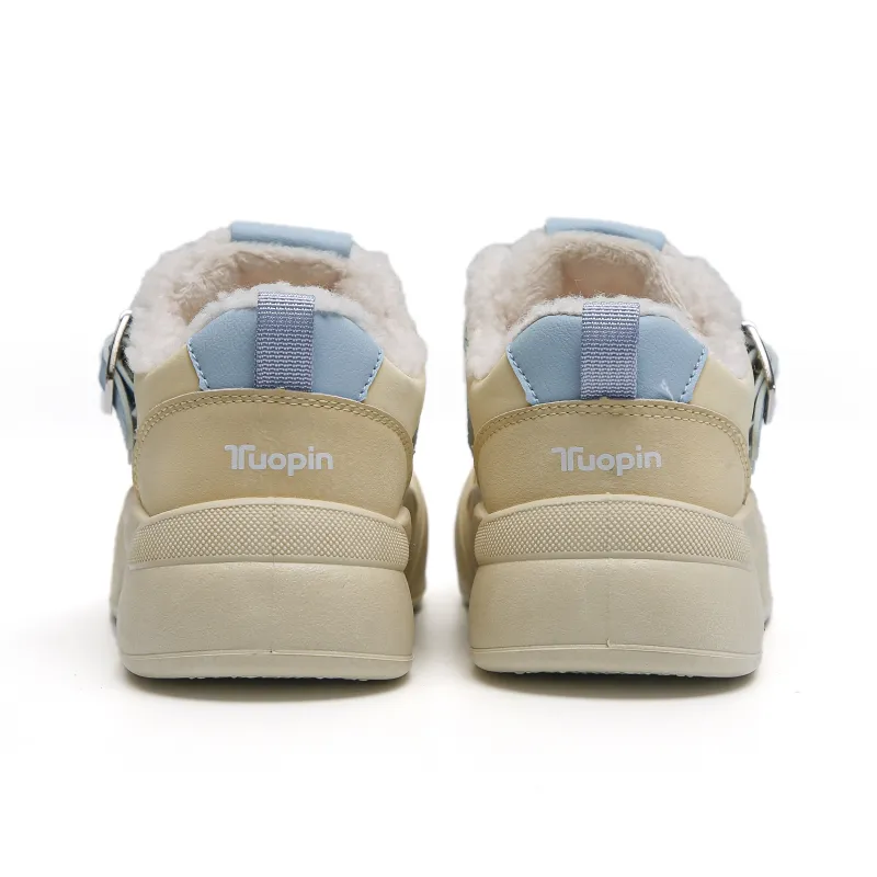 TUOPIN Thermal Slip Resistant, Abrasion Resistant, Lightweight Low Top Skateboard Shoes Women's-3