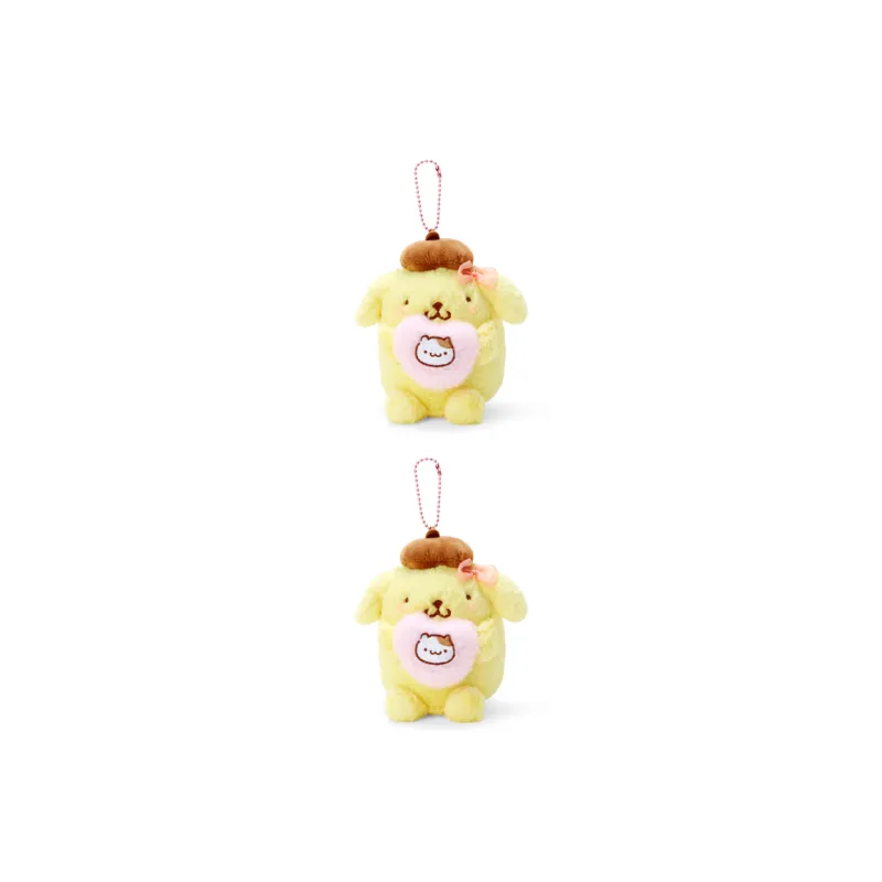Sanrio Heart Little Buddy Collection Pompompurin Dolls Plush Pendant 14cm Height-2