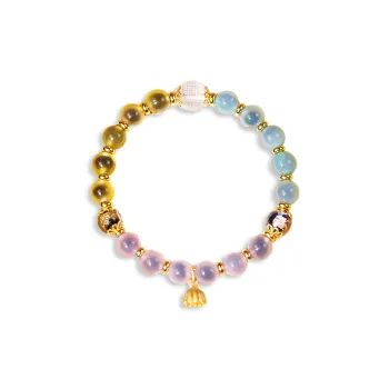 D.K.X Colored Glaze Bracelets Unisex