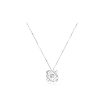FORCHI Zircon Necklaces Women's Couple's Anniversary Birthday Gift For Girl