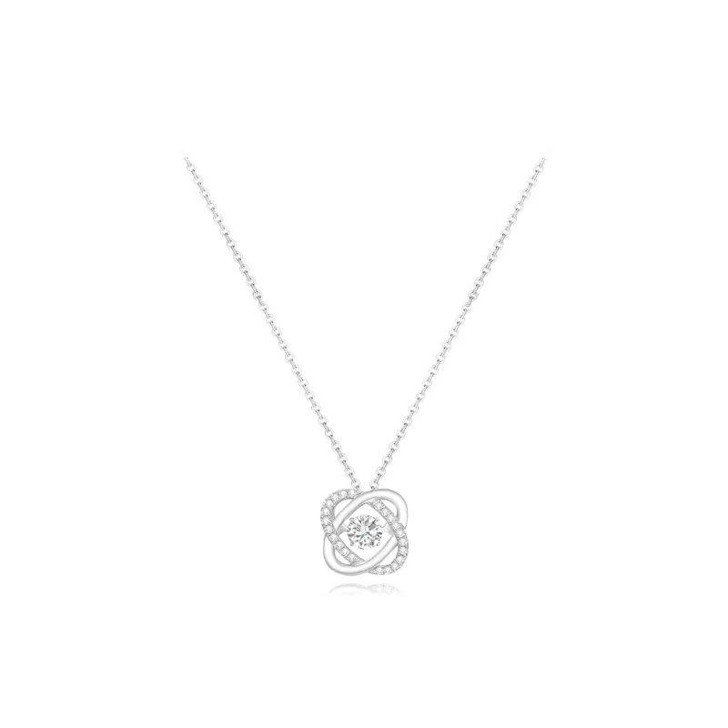FORCHI Zircon Necklaces Women's Couple's Anniversary Birthday Gift For Girl-0