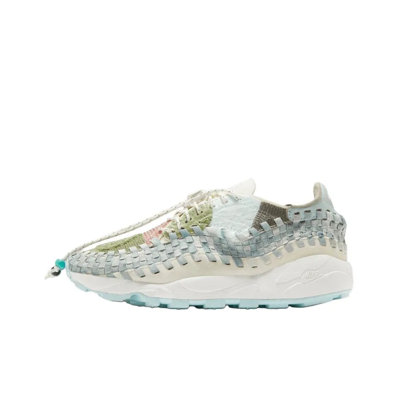 Nike Air Footscape Anti Slip Wear Resistant Low Top Casual Shoes Women's White-0