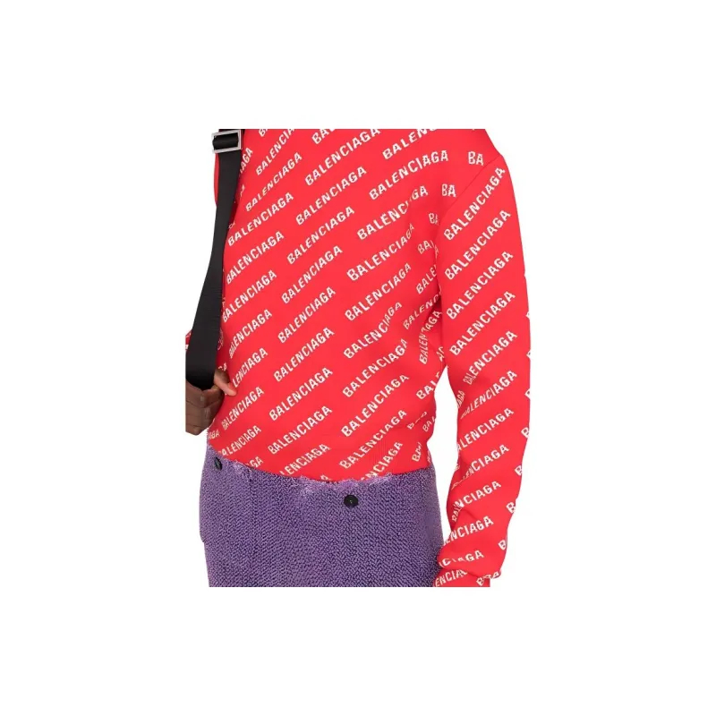 Balenciaga SS22 Sweater Women's Red-13