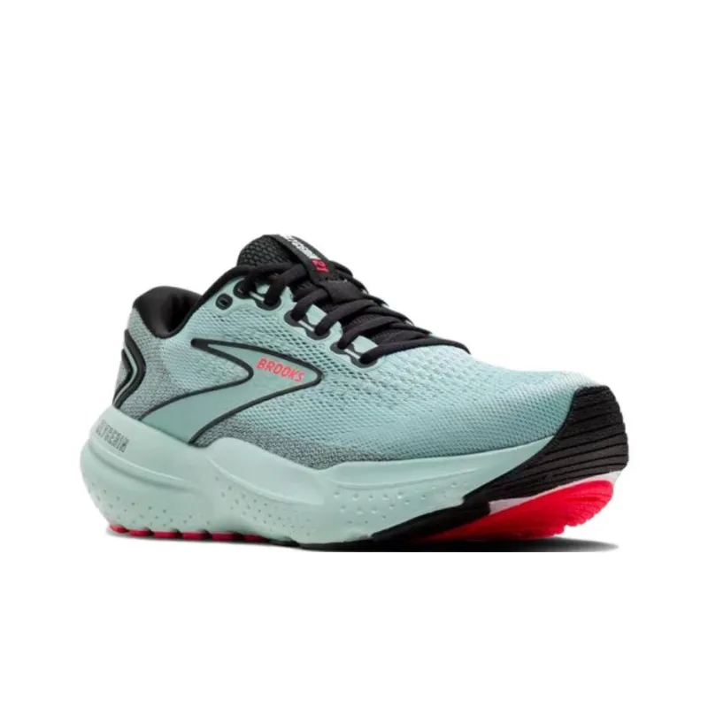 Brooks Glycerin 21 Anti Slip Wear Resistant Low Top Casual Running Shoes Women's Blue Black-2