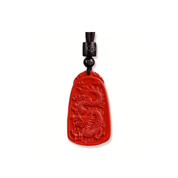 Sima Is Ethereal Reconstructed Cinnabar Pendants Unisex