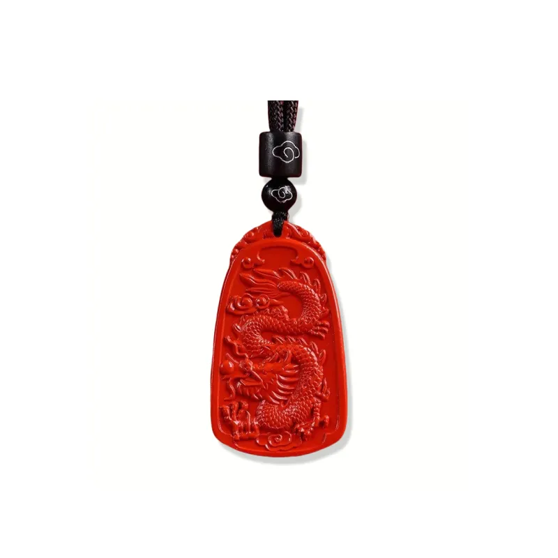 Sima Is Ethereal Reconstructed Cinnabar Pendants Unisex-0