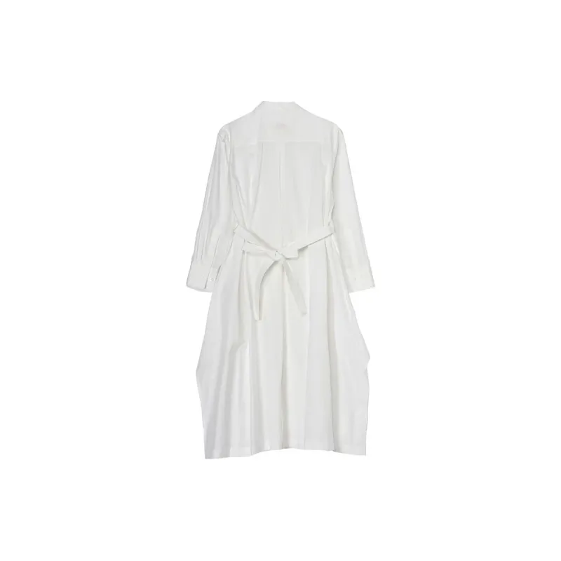 Yohji Yamamoto Belted Shirt Dress-1