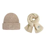 Brown Hat+Beige Scarf