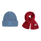 Blue Hood+Red Scarf