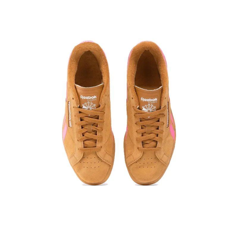 Reebok Women's Club C Grounds Uk 'Wild Brown True Pink Gum'-3