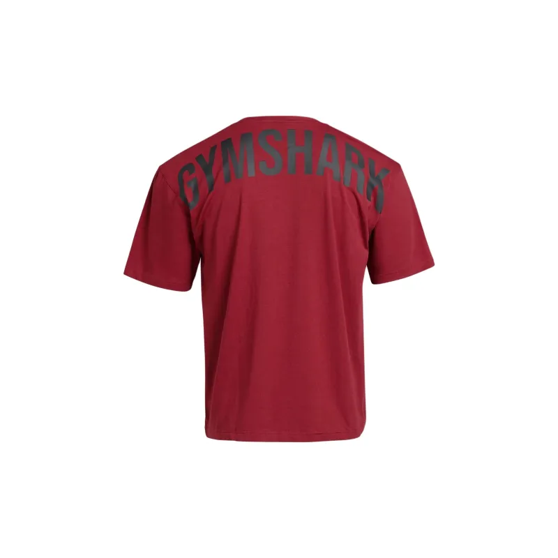 GYMSHARK T-Shirt Men's Red/Black-1