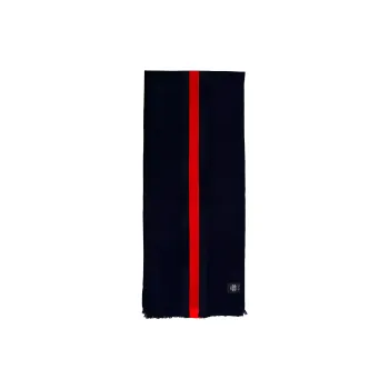 GUCCI Wool Cashmere Silk Knit Scarves Men's Cerulean