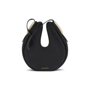 Lanvin Logo Lettering Hobo Bag