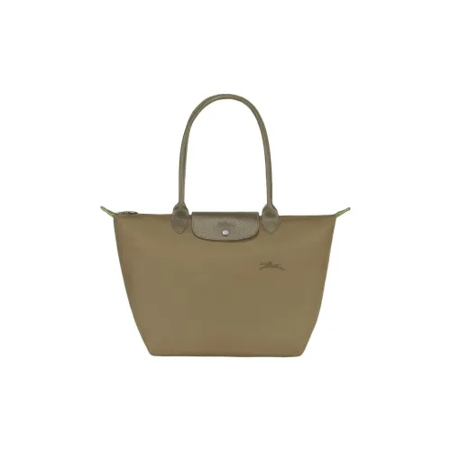 LONGCHAMP Le Pliage Green Polyamide One Shoulder Handbags Large Size Women's Morning Glory Blue