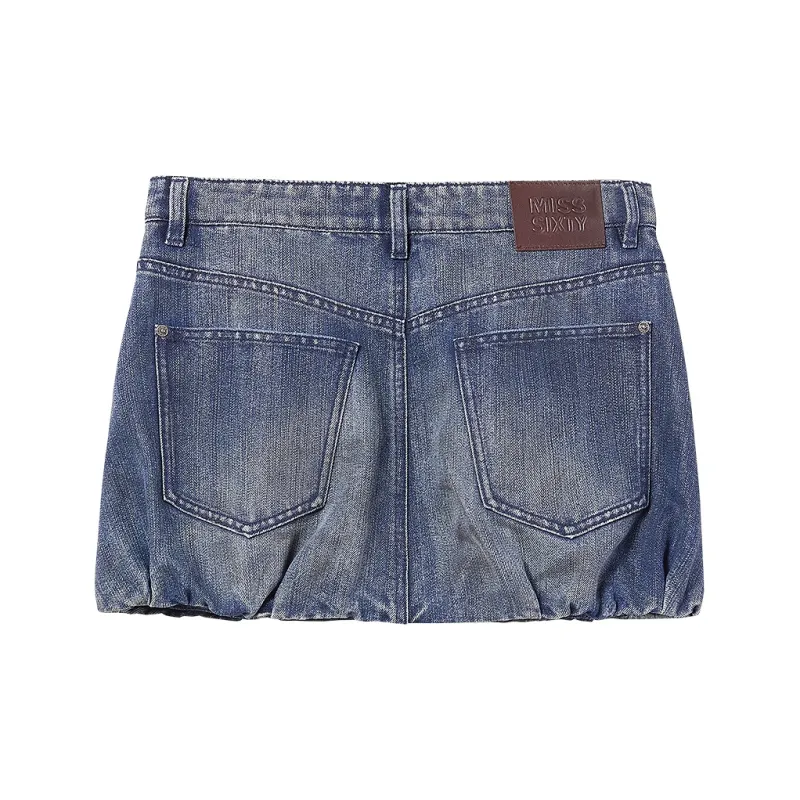 Miss Sixty Denim Short Skirts Women's Dark Blue-1