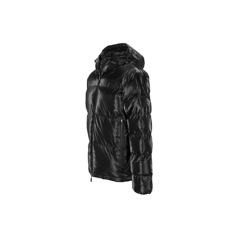 EMPORIO ARMANI Logo Printed Hooded Padded Jacket-2