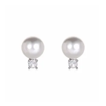 Rhymes Gold Plated Copper Stud Earrings Women's