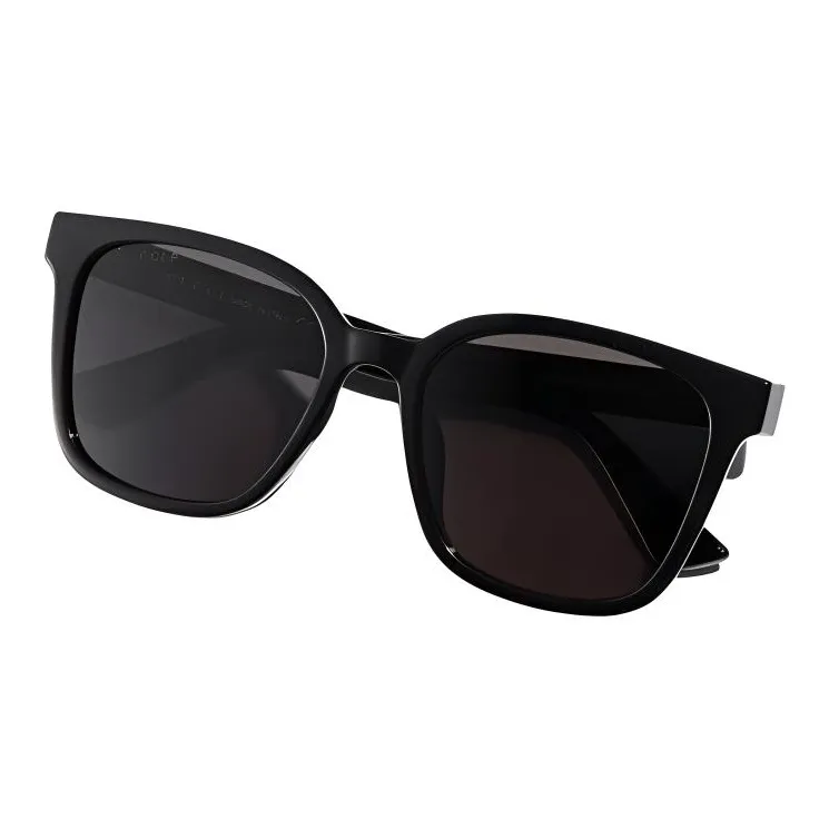 GUCCI Plastic Square Sunglasses Women's Black-1