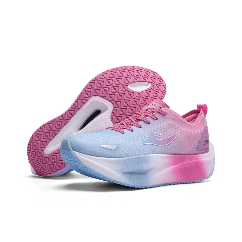 YUDONG Running Shoes Men Low-Top Pink Blue-3