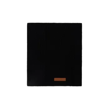 Zegna Cashmere Knit Scarves Men's Black