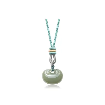 CHAOHONGJI Hetian Jade Necklaces Green Jade Women's