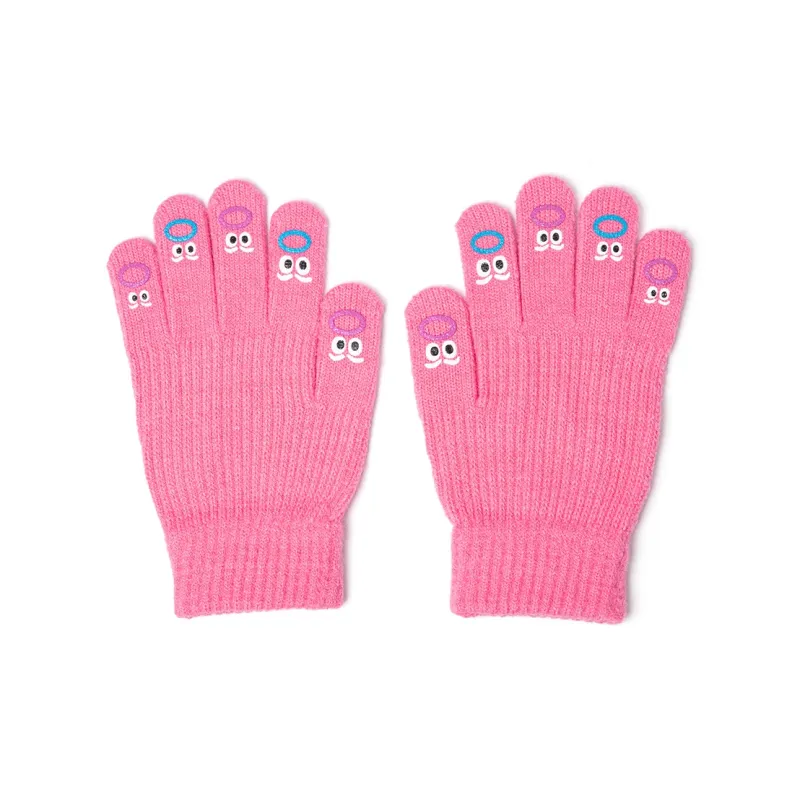 BAIJUAN Acrylic Knit Gloves Unisex-1