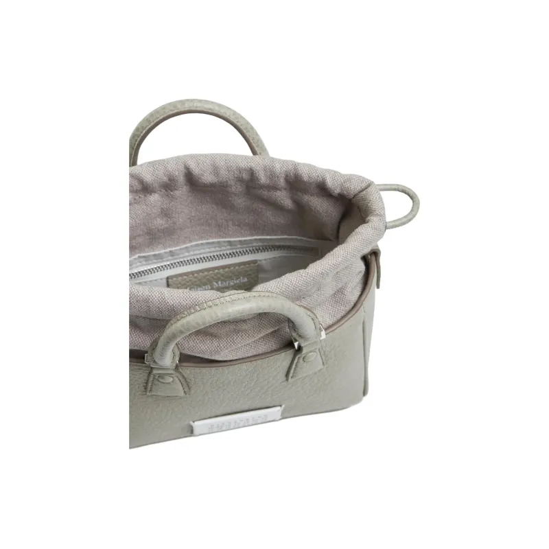 Maison Margiela 5AC Calfskin Shoulder Bag Crossbody Bag Handbag Women's Light Cameo Brown Green-4