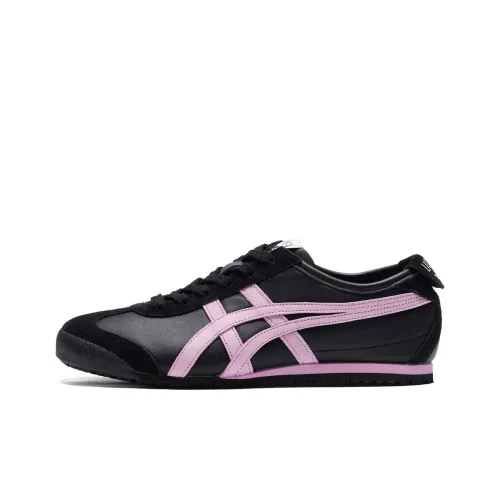 Patou x Onitsuka Tiger MEXICO 66 Anti-Slip Wear-Resistant Low-Top Casual Shoes Unisex Black