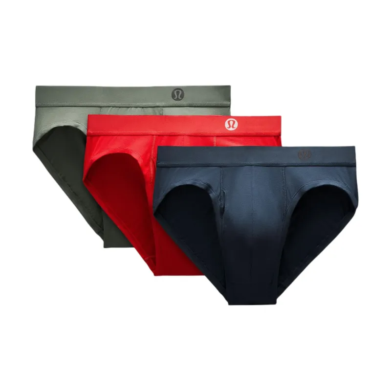 Lululemon Always In Motion Brief With Fly Underpants Men's 3 Pack-4