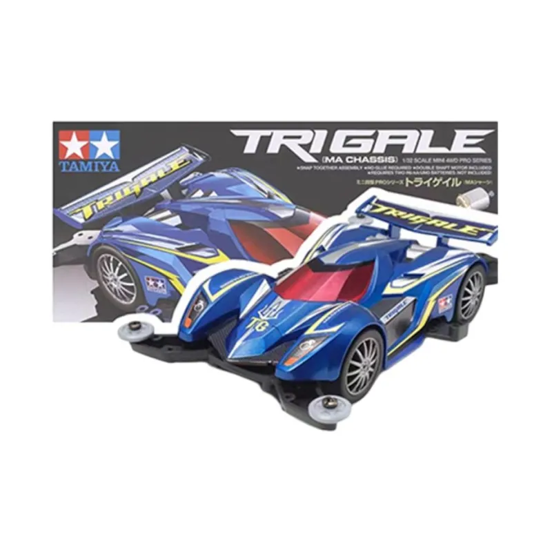 Tamiya Mini 4WD Car MA Blue Shell, Trident Maserati Model Kits-1