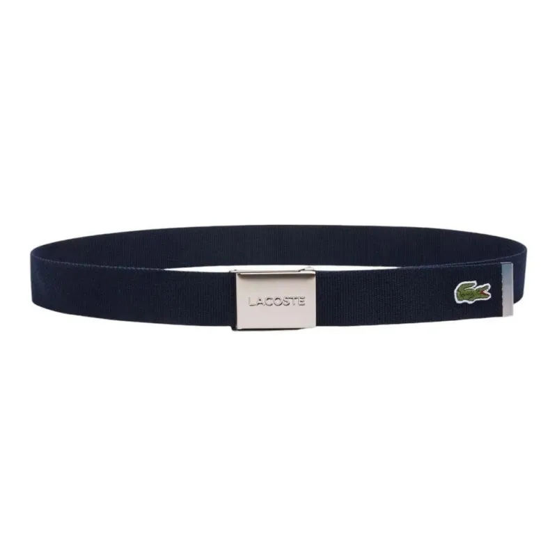 LACOSTE Fabric Steel Belt Men's Blue 4CM-2