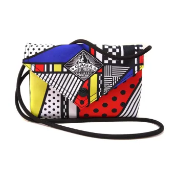 GAGA EQUIPMENT Nylon Crossbody Bag Shoulder Bag Mini Unisex Red White Blue