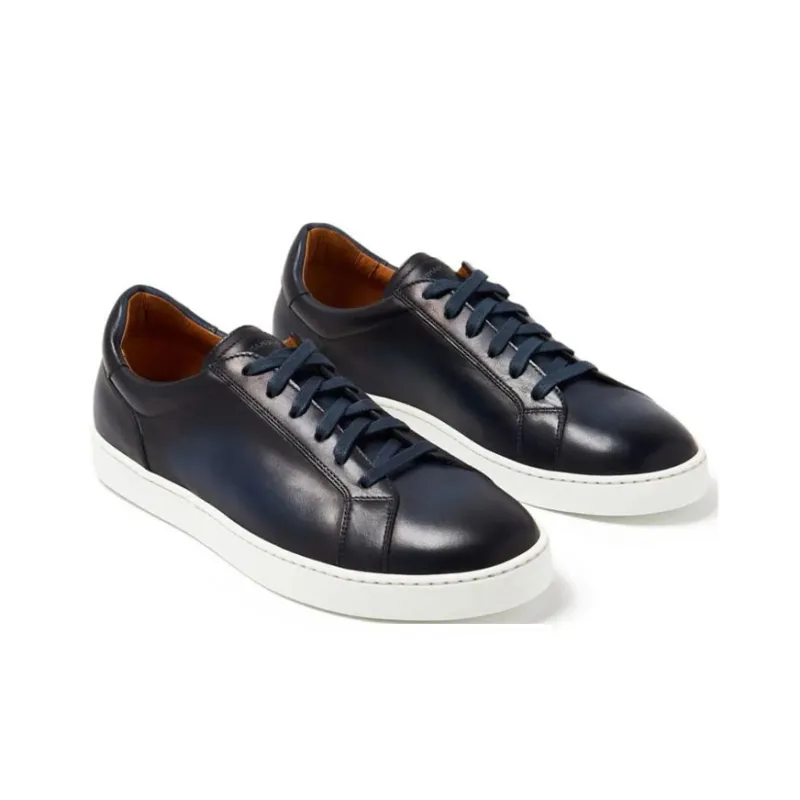 Magnanni Costa Lo Ombré-effect Leather Sneakers-3