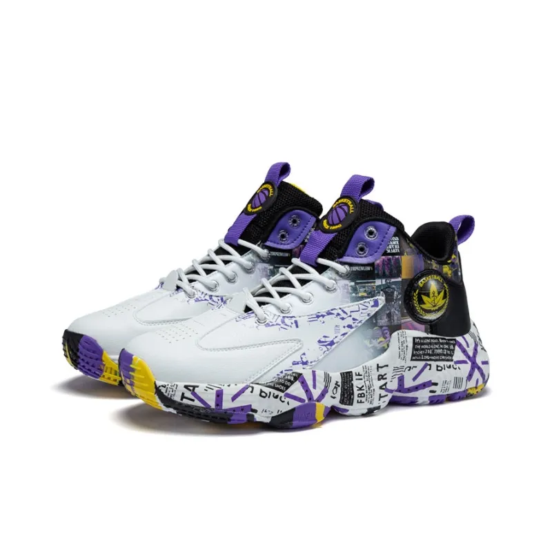 Black tailed Deer Shock Absorbers With Slip Resistant And Abrasion Resistant Properties Mid Top Basketball Shoes Unisex-7