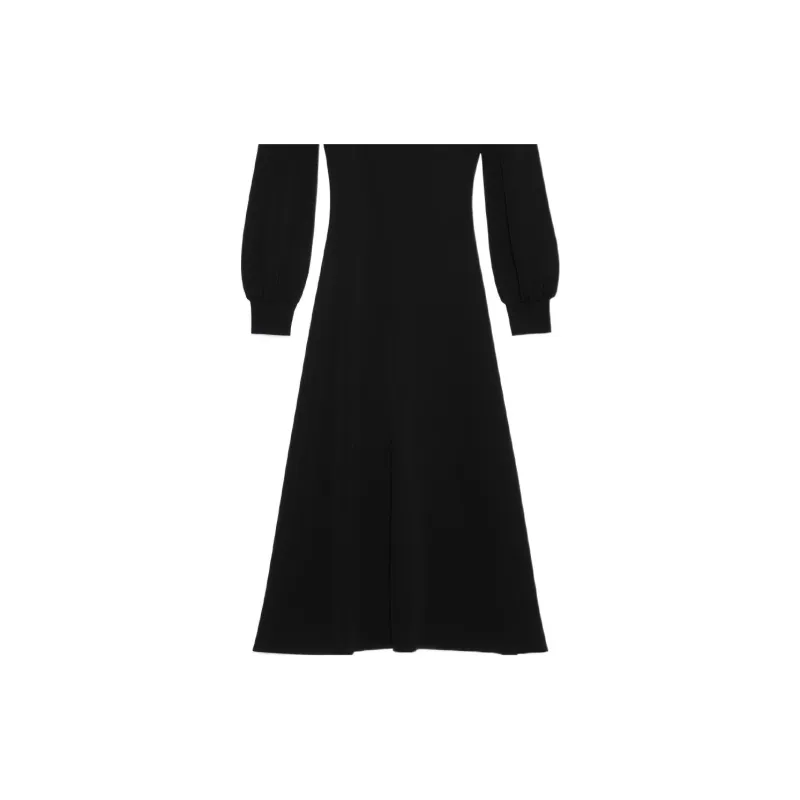 GUCCI Women's Backless Dress Black-4
