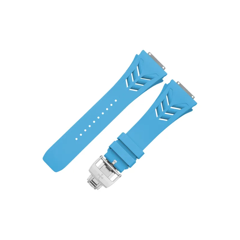 VAGENARI Watch Bands Shark Fin Fluoroelastomer Strap Compatibility For RM030 Watch Band Unisex-23