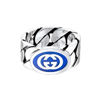 GUCCI Interlocking G Chain Ring