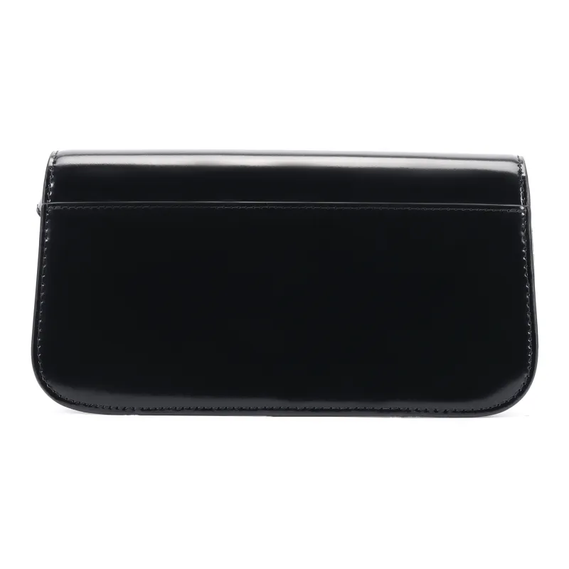 TORY BURCH Robinson Spazzolato Rectangular Shoulder Bag Black-2