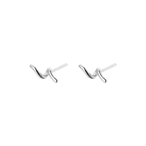 BLESSED BULLET Copper Stud Earrings Women's