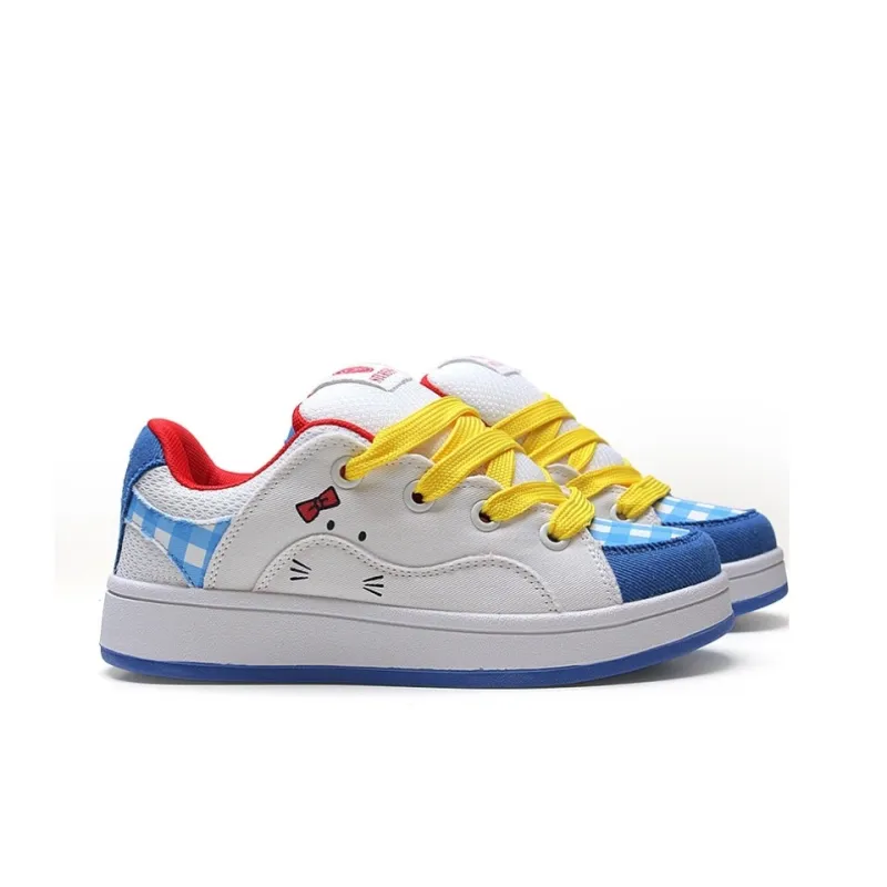 XIANGSU Niche Trendy Fashion Anti Slip Wear Resistant Low Top Skateboard Shoes Women's-23